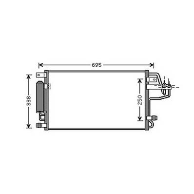 Condenseur de Climatisation pour HYUNDAI TUCSON I 2004-2010, OEM: 976061F000, Neuf
