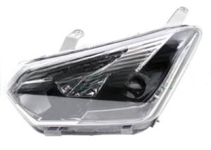 Phare Optique avant gauche pour ISUZU D-MAX II phase 2 2017-2023, H11+HB3, LED, fond noir, Neuf