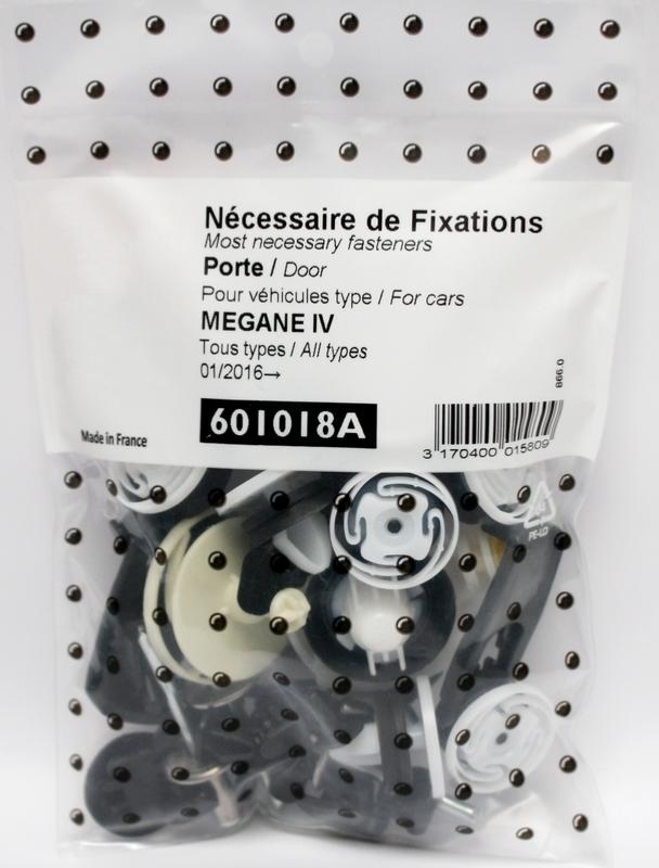  Kit de Réparation Pattes de Fixation Supports Clips Optique  Phares Avant Gauche ET Droit compatible pour MEGANE IV à partir de 2015