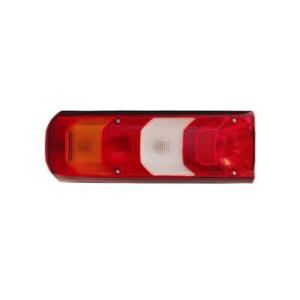 Feu arrière gauche pour MERCEDES ACTROS MP4 WIDE CAB 2011-2021, avec connecteur latéral et feu plaquette, Neuf