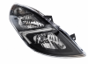 Phare Optique avant droit pour OPEL MOVANO II, 2010-2022, H7+H7, LED, feu de jour LED, avec moteur, noir, Mod. 2019>, pour véhicules avec éclairage directionnel dynamique, Neuf