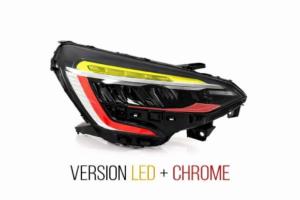 Phare droit pour RENAULT CLIO V phase 1 2019-2023, LED, avec unité de commande, moteur, chrome,Neuf
