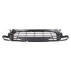 Grille de calandre avec trous radar pour RENAULT CLIO IV phase 2, 2016-2019, noire, pare chocs avant