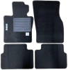 Kit 4 Tapis de sol Auto pour MINI ONE/COOPER F55, depuis 2014, modèle 5 portes, avec sigle MINI, moquette noire, avec CLIPS, Neuf