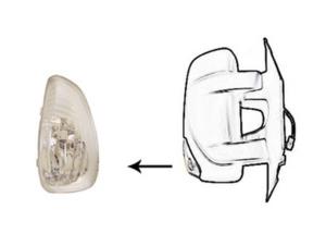 Feu clignotant répétiteur droit pour NISSAN INTERSTAR 2021-2024, blanc, 5W, rétroviseur extérieur, Neuf