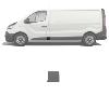 Moulure bouchon sur montant latérale centrale gauche pour RENAULT TRAFIC III phase 2 2019-2021, Neuve à peindre