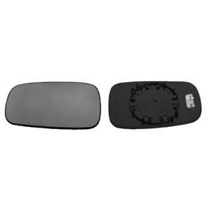 Miroir Glace rétroviseur droit pour RENAULT SCENIC II phase 1, 2003-2006, dégivrant, à clipser