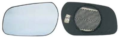 Miroir Glace rétroviseur gauche pour CITROËN XSARA ph. 2 2000-2002, dégivrant, asphérique, Bleu