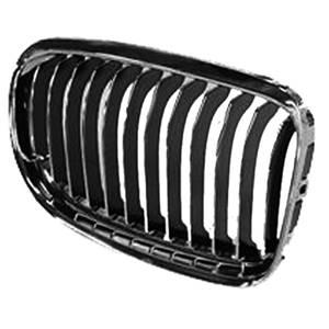 Grille avant droite pour BMW série 3 E90-E91 2008-2012, chromé/noire, Neuve