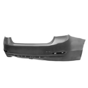 Pare chocs arrière pour BMW Serie 3 F30, 2012-2014, Double sortie d''echappement à gauche, Mod. MODERN LUXURY SPORT 325-328-330 4 PORTES, Neuf à peindre