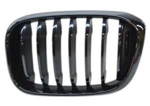 Grille gauche pour BMW X2 F39 depuis 2018, noire brillant, Neuve