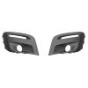 Kit 2 grilles de calandre pour PEUGEOT PARTNER II ph.3 2015-2018, trous antibrouillards, à peindre