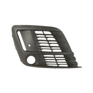 Grille de pare-chocs avant droit pour CITROËN JUMPY III SPACE-TOURER depuis 2016, noire, avec trous PDC, modèle SPACE-TOURER, Neuve