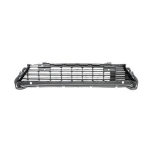Grille centrale de pare-chocs avant pour TOYOTA PROACE CITY depuis 2019, noire, avec trous PDC et supports, Neuve