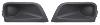Grilles de calandre droite et gauche pour PEUGEOT RIFTER depuis 2018, noires, caches feux, Neuves