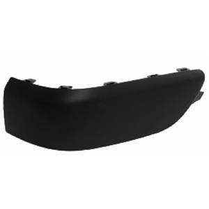 Moulure avant gauche pour PEUGEOT EXPERT I phase 2, 2004-2006, noire, baguette pare chocs avant