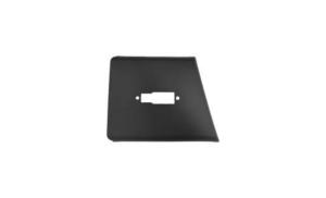 Moulure laterale droite pour FIAT DUCATO IV phase 1 depuis 01/2024, noire, empattement court-long avec trou pour feu, modele depuis 2018->, Neuve