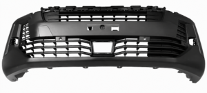 Pare-chocs avant pour FIAT SCUDO III depuis 2024, noir gaufre, avec antibrouillard, 4 trous PDC, 2 trous Park assist + supports, Neuf