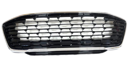 Grille radiateur pour FORD PUMA depuis 2019, cadre chromée, noir brillant, Neuve