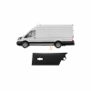 Moulure laterale arrière gauche pour FORD TRANSIT Mk8 phase 2 depuis 2019, noire, roues simples avec trou pour feu, châssis long, Neuve