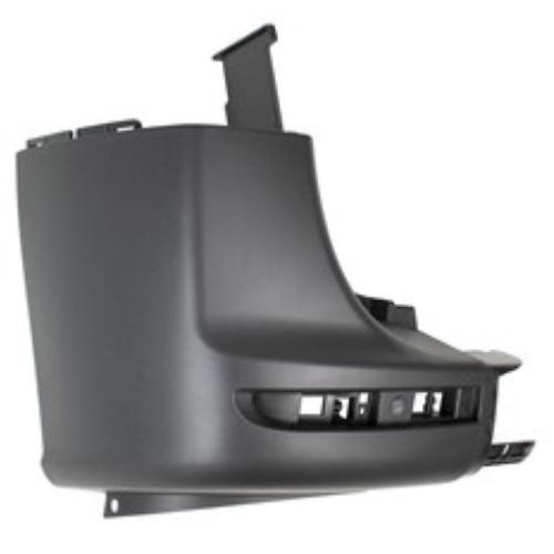Crosse pare chocs arrière gauche pour MERCEDES SPRINTER III depuis 2018 (W907-W910), Mod. propulsion, noir gaufré, Neuf