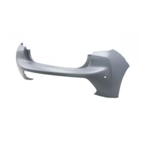 Pare-chocs arrière pour PEUGEOT 208 II phase 2 depuis 2023, avec 2 trous PDC + supports, avec trous PARK ASSIST, Neuf à peindre