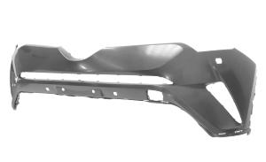 Pare chocs avant superieur pour TOYOTA C-HR Phase 1, 2016-2019, avec trous lave-phare, Neuf à peindre