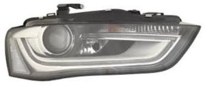 Phare Optique avant droite pour AUDI A4 IV ph. 2 2012-2015, XENON D3S/LED, avec moteur, fond noir-AFS, Neuf