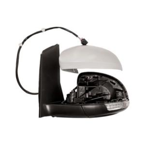 Rétroviseur gauche pour VOLKSWAGEN SHARAN 2010-2015, électrique, chauffant, rabattable, avec feu, avec éclairage de courtoisie, avec mémoire, Neuf à peindre