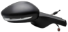Rétroviseur droit pour CITROËN C3 III phase 2 depuis 2020, câbles, noir, avec sonde, avec feu, convexe, 4 PIN, coque noire, Neuf