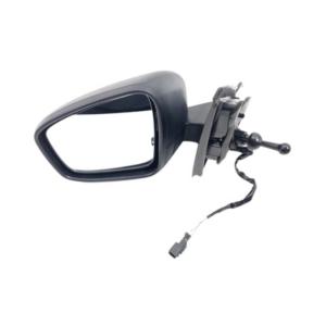 Rétroviseur gauche pour DACIA SPRING depuis 2021, mécanique, avec feu, coque noire, 2 PIN, Neuf