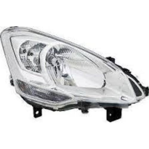 Phare Optique avant droit pour CITROËN BERLINGO II phase 2, 2012-2015, H4, grand feu clignotant, électrique, Neuf