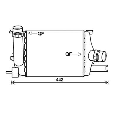 Intercooler pour DACIASTER I ph.2 2013-2017, OEM: 144961381R, Neuf