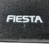 Kit 4 Tapis de sol Auto pour FORD FIESTA de 2005 à 2008, sigle fiesta, moquette noire et clips, Neuf