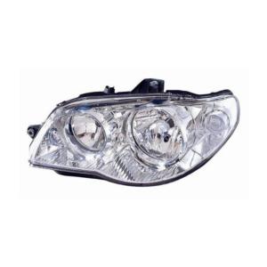 Phare avant droit pour FIAT STRADA 2005-2011, H7+H7, électrique, avec moteur, chromé, Neuf