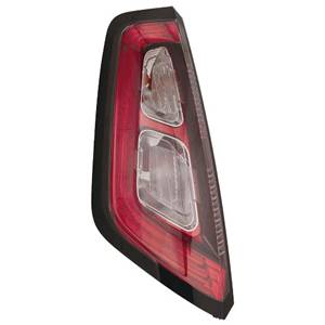 Feu arrière gauche pour FIAT PUNTO III depuis 2012 >, contour rouge, à LED, à clips, Neuf