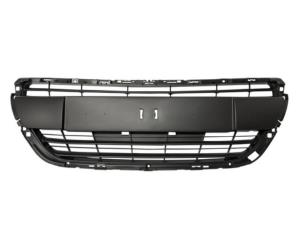 Grille calandre centrale pour PEUGEOT 208 phase 2 2015-2019 noire, Mod. ACTIVE, pare chocs avant