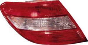 Feu arrière gauche pour MERCEDES CLASSE C phase 1 2007-2011 (W204), blanc/rouge, Mod. Berline, Neuf