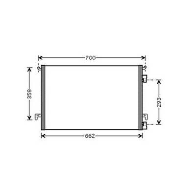 Condenseur de Climatisation pour OPEL VECTRA C 2002-2005, OEM: 1850080, Neuf
