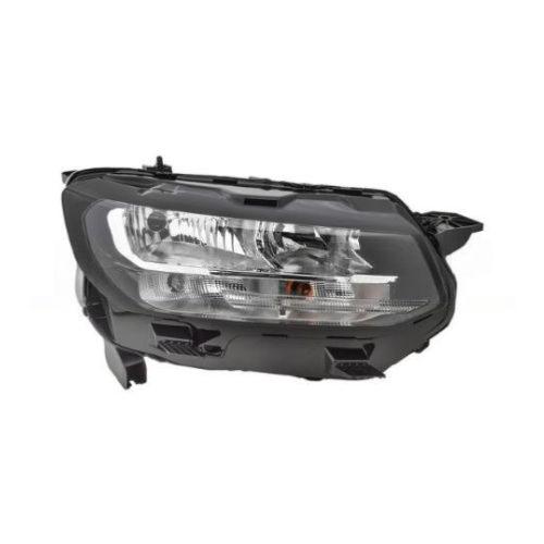 Phare avant droit pour OPEL COMBO V E depuis 2024, H1+H7, électrique, avec moteur, avec feu de jour, Neuf