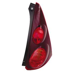 Feu arrière droit pour PEUGEOT 107 phase 1, 2005-2008, noir, Neuf