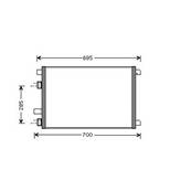 Condenseur de Climatisation pour RENAULT MÉGANE II ph.1 2002-2005, OEM: 8200115543, Neuf
