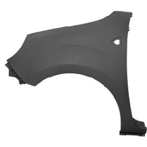 Aile avant gauche pour RENAULT KANGOO II phase 1, 2008-2013, trou feu clignotant, Neuve à peindre