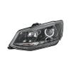 Phare principal avant gauche pour SKODA FABIA III phase 1 2015-2018, H7+H7, électrique, avec moteur, avec feu de jour, noir, LED, Neuf