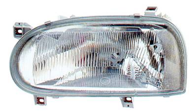 Phare Optique avant manuel droit pour VOLKSWAGEN GOLF III 1991-1997, H4, Neuf