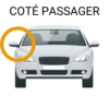 Rétroviseur droit électrique OPEL VIVARO II 2014-2019, dégivrant, asphérique, sonde, à peindre