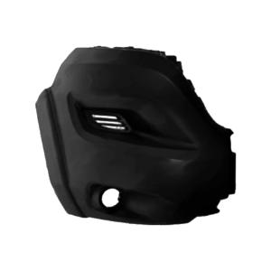 Crosse pare chocs avant droit pour CITROËN JUMPER II phase 2 2014-2023 Heavy, embout noir, trou AB