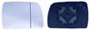 Miroir Glace rétroviseur gauche pour BMW X3 E83 2006-2010, dégivrant, asphérique, bleu, Neuf