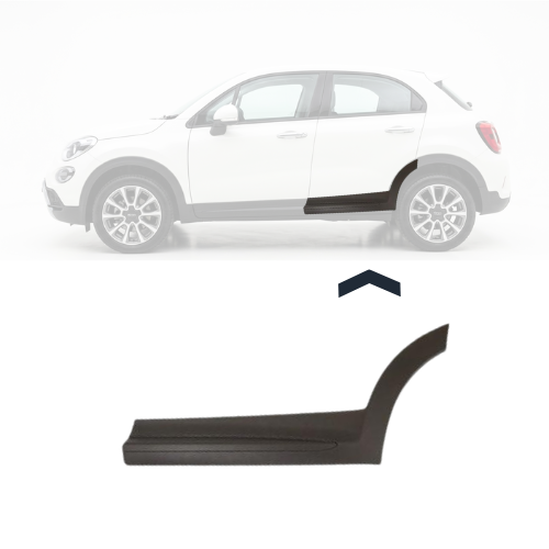 Moulure de porte arrière gauche pour FIAT-IVECO 500X 2015-2018, Neuve