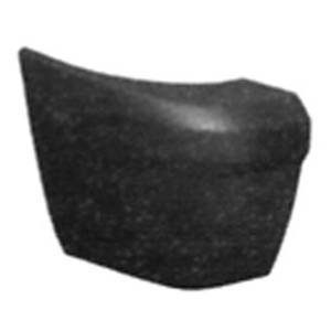 Crosse arrière gauche pour FORD TRANSIT CONNECT I ph.1, 2002-2006, noire, embout pare chocs arrière